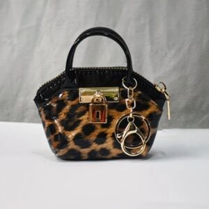 MiniHandbag Keychain Coin Purse Fashionable Coin Purse Pendant with Zipper